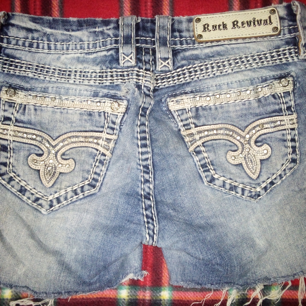 Rock Revival Blue Jean Shorts